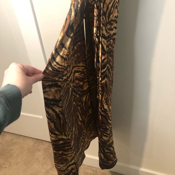 VICTORIA'S SECRET Tiger Stripe Slip Long Cami - Picture 3 of 11